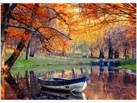 50X70CM UROKLIWY ZAKĄTEK OBRAZ POKOJU DREWNINE