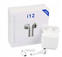BEZPRZEWODOWE SŁUCHAWKI DOUSZNE Bluetooth TWS i12