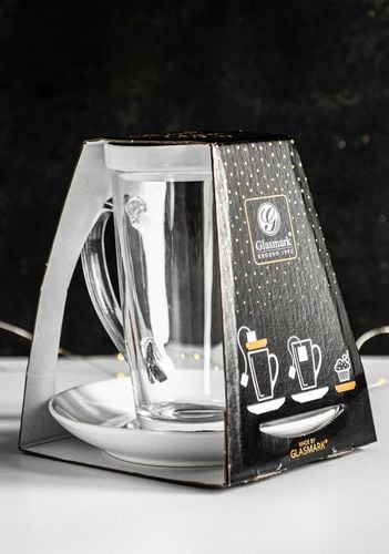 Kubek Alex 400ml ze spodkiem i wieczkiem duży do parzenia herbaty na Arena.pl