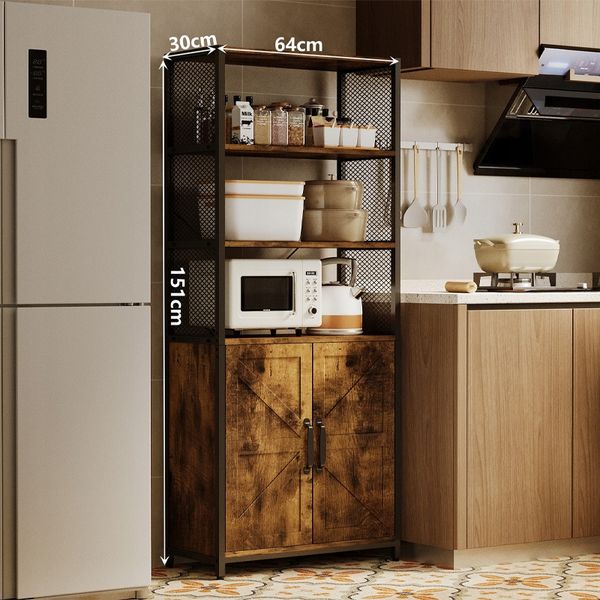 Kredens rustykalny brąz 151 cm zdjęcie 7