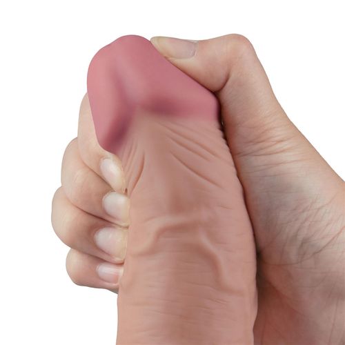 9.5" real softee rechargeable tpe vibrating dildo(flesh) na Arena.pl