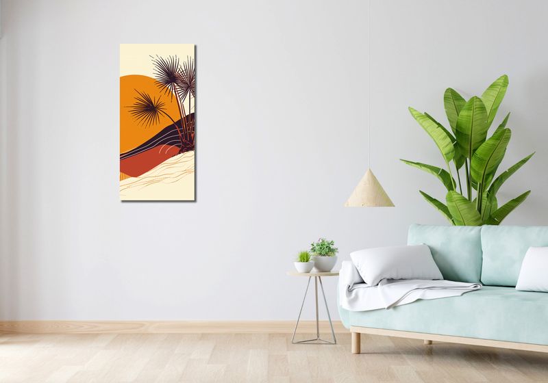 Obraz 40x90cm Słoneczny Horyzont zdjęcie 2