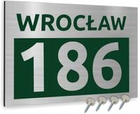 TABLICA ADRESOWA z numerem domu DIBOND 20x15 cm