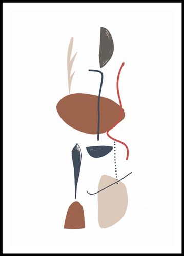 Plakat 68x98cm Równowaga Niuansy na Arena.pl
