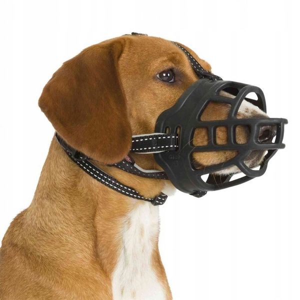 Trixie Kaganiec Muzzle Flex silikonowy M–L czarny zdjęcie 1