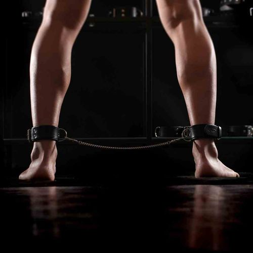 Kajdanki Męskie Skórzane Na Nogi Please Adam na Arena.pl