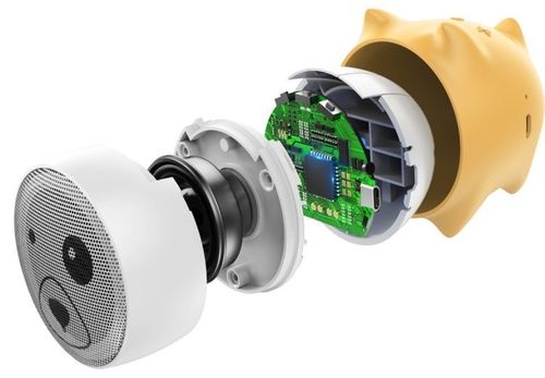 Bezprzewodowy głośnik Bluetooth Baseus Dogz E06  - zółty na Arena.pl