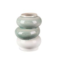Wazon ceramiczny LIANA 21X19X26 miętowy