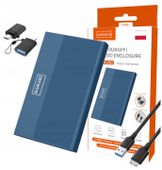 Kieszeń na dysk Obudowa Zewnętrzna 2.5 cala HDD/SSD SATA USB C 3.1 Case 6GB