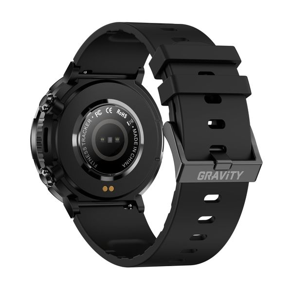 smartwatch gravity gt21-4 + czarny pasek silikonowy zdjęcie 7