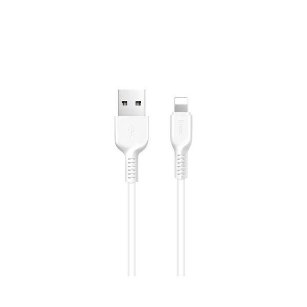 Kabel USB A do Lightning Hoco 2,4A 1 m X20 biały zdjęcie 1