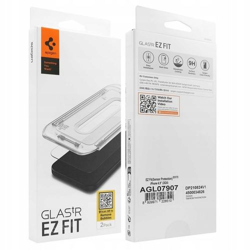 SZKŁO HARTOWANE SPIGEN EZ FIT DO iPhone 16 Pro Max, SZYBKA do Etui 2szt na Arena.pl