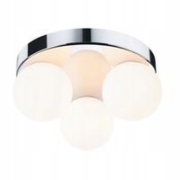 Paulmann Lampa sufitowa plafon GOVE 3xG9 IP44 - chrom satyna