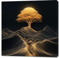 Obraz 100x100cm Drzewo Energii