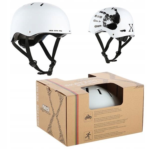 KASK NILS EXTREME BIAŁY ROZMIAR M 52-59 CM REGULOWANY WYTRZYMAŁY zdjęcie 5