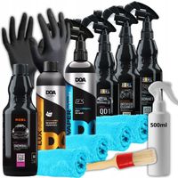 ADBL DOA Zestaw kosmetyków XXL duży do czyszczenia samochodu akcesoria mikr