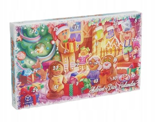 Q-WORKSHOP KOSTKOWY KALENDARZ ADWENTOWY 2025 ŚWIĄTECZNE KOSTKI RPG na Arena.pl