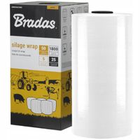 FOLIA do SIANOKISZONKI silage WRAP foil 0,5x1800M bel BIAŁA 5 WARSTW