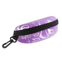 Etui na okulary przeciwsłoneczne srebrne wzory