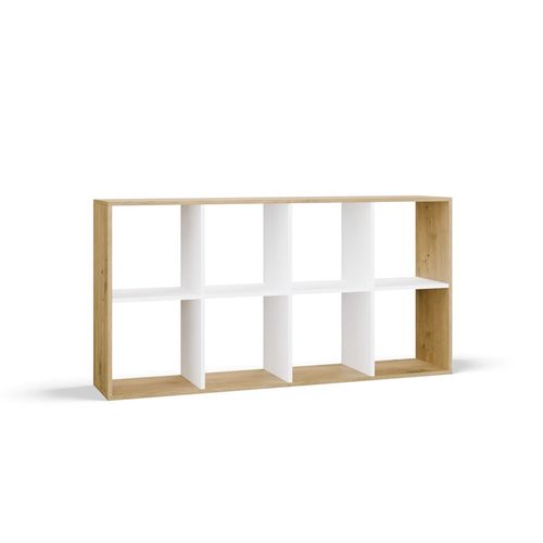 Regał Malax 2X4 DĄB ARTISAN BIEL na Arena.pl