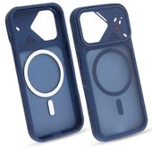 Etui do iPhone 17 MagSafe Case Plecki Pokrowiec Ochrona Niebieskie