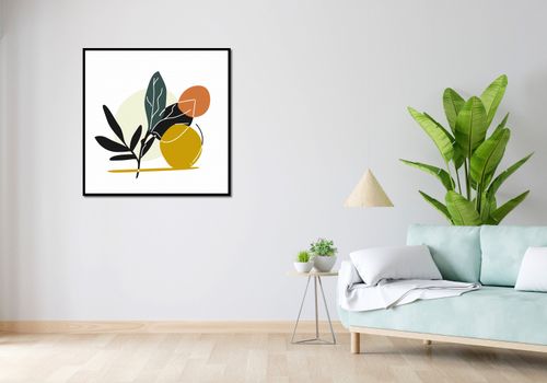 Plakat 90x90cm Elegancka Flora na Arena.pl