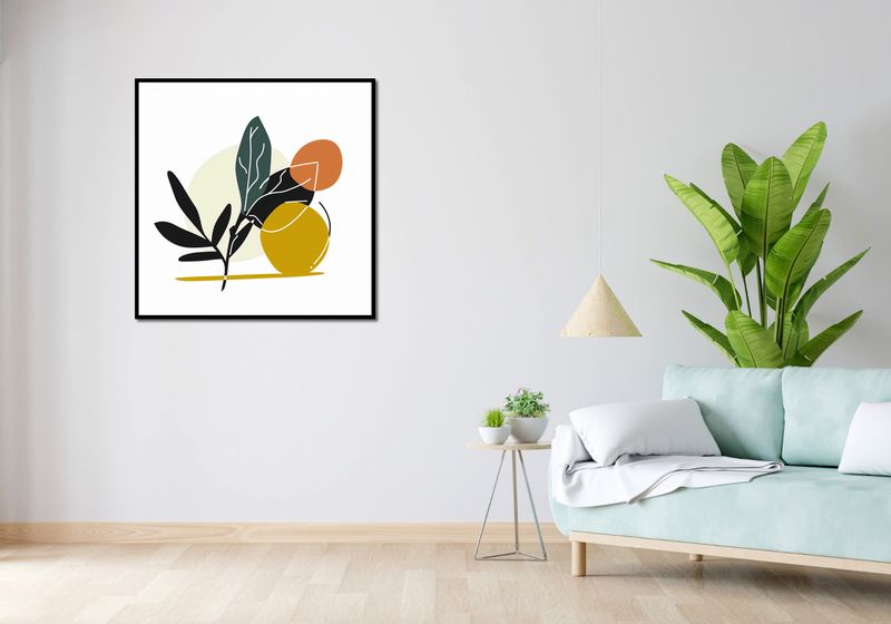 Plakat 90x90cm Elegancka Flora zdjęcie 4