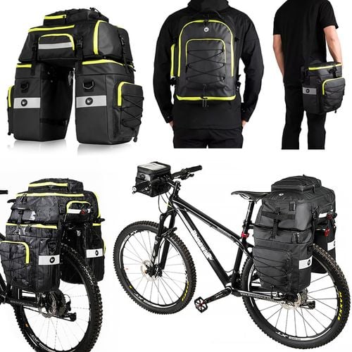 Torba Na Rower 3W1 - Sakwa Rowerowa Na Bagażnik 65L Plecak Torba Na Ramię na Arena.pl