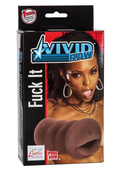 VIVID RAW Mastirbator usta FUCK IT BLACK zdjęcie 1