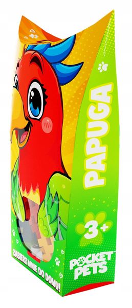 Marioinex Mini Waffle POCKET PETS - zestaw PAPUGA zdjęcie 7