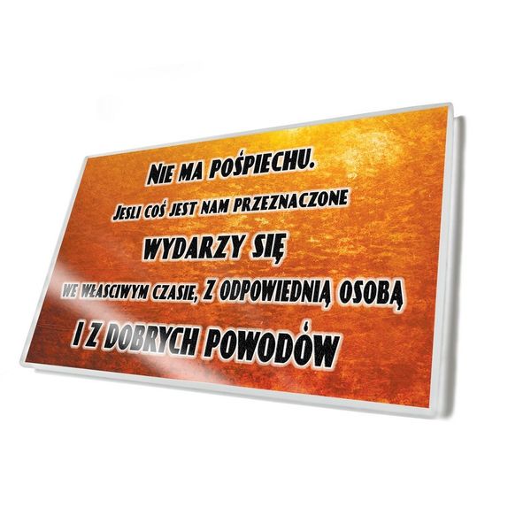 Nie ma pośpiechu - magnes szklany zdjęcie 2