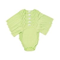 Body dziecięce zielone z długim rękawem do sublimacji XL