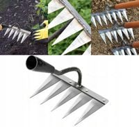 GRABKI OGRODOWE DO CHWASTOW PIELENIA OGRODU STALOWE NA OGRODEK OGROD MINI