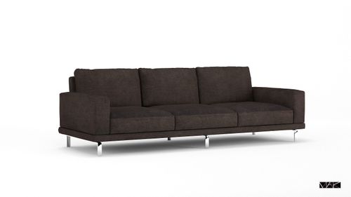 Sofa Torano 257cm brązowa ciemna D2 na Arena.pl