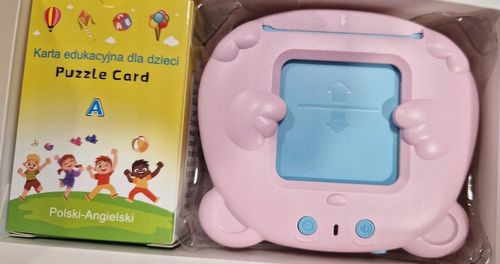 Czytnik Kart Do Nauki słówek FISZKI SŁÓWKA POLSKIE ANGIELSKIE 448 SŁÓW RÓŻ na Arena.pl