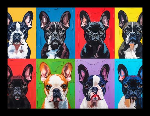 Plakat 20x15cm Buldogi Francuskie na Arena.pl