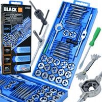 ZESTAW NARZYNEK I GWINTOWNIKÓW 40 EL KALIBROWNIKI W PUDEŁKU BLACK