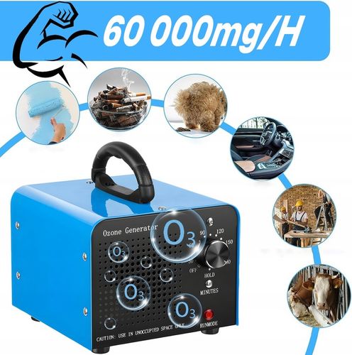 MOCNY GENERATOR OZONU Ozonator Oczyszczacz do Powietrza 60 000 MG/H 150W na Arena.pl