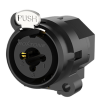 Gniazdo tablicowe panelowe combo XLR JACK 6.3 Roxtone XLR RC6FS