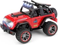 samochód zdalnie sterowany suv terenowy czerwony
