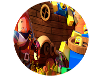 Opłatek na tort Roblox