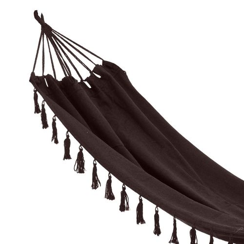 Hamak brązowy jednoosobowy 200x100 cm na Arena.pl