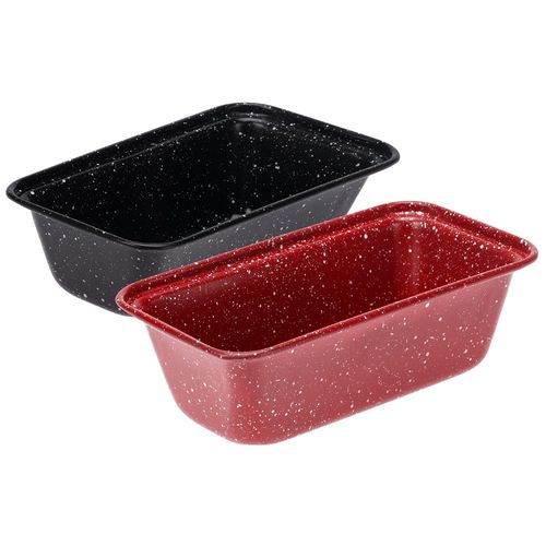 2x Mała Foremka do Chleba Mini Forma Granitowa do Pieczenia Ciasta Pasztetu na Arena.pl