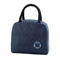 Torba termiczna LUNCH BOX na jedzenie Śniadaniowa  E27_B_Granatowy