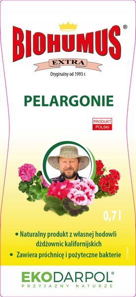 ekodarpol biohumus extra pelargonia 0,7l zdjęcie 3
