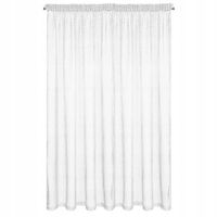 Firana gotowa na taśmie AIDEN 300x270 Eurofirany biała