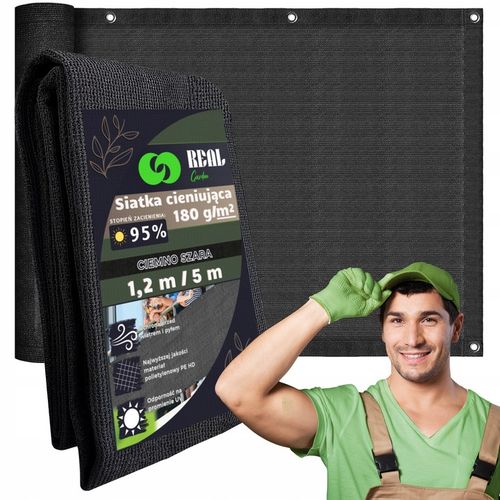 OSŁONA BALKONOWA MATA TARASOWA SIATKA NA BALKON TARAS PŁOT 1,2x5m UV na Arena.pl