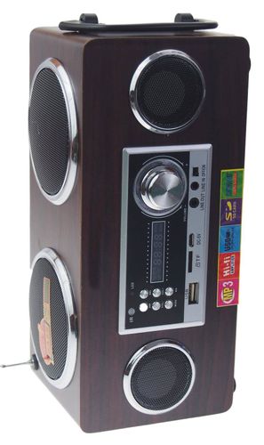 BOOMBOX Odtwarzacz USB SD Akumulator + Bateria BL na Arena.pl