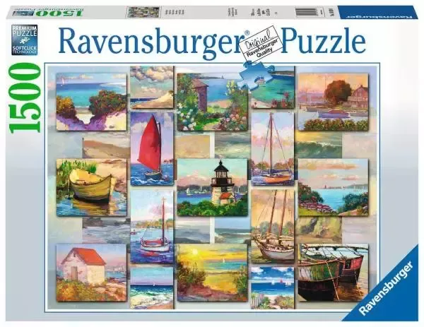 Puzzle 1500 elementów. Kolaż nadmorski zdjęcie 1