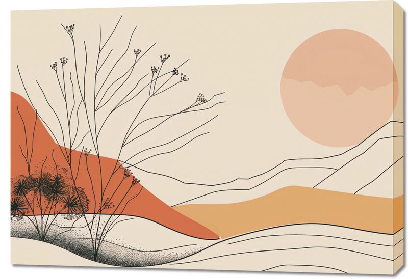 Obraz 100x70cm Pustynna Wydma zdjęcie 1